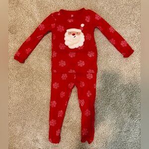Carters Christmas Santa PJs 2 piece